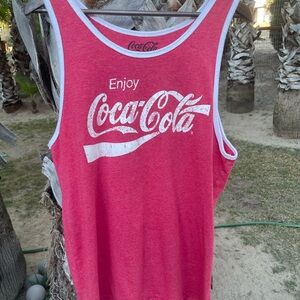 Men’s Coca Cola tank top size medium